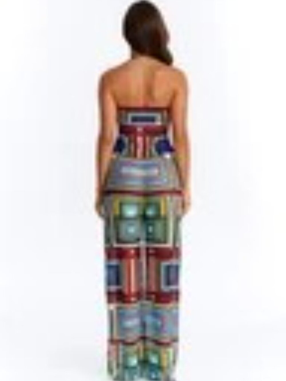 Geometric Mesh Pant Set - Picture 3 of 3